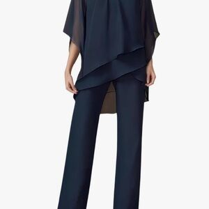 Elegant Navy Women's Jumpsuit